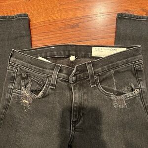 Dark Grey Rag & Bone size 24 skinny jeans